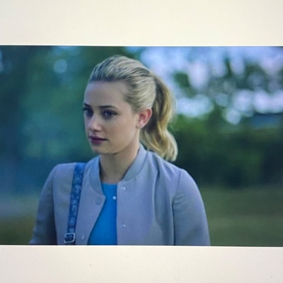 WILFRED ARITZIA Poussin Black Bomber Jacket ASO Betty Cooper in Riverdale M - Picture 2 of 16